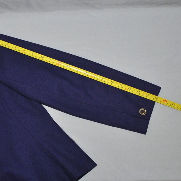 Pendleton Wool Blazer Size 10 Purple w/ Velvet Collar - Picture 9 of 10